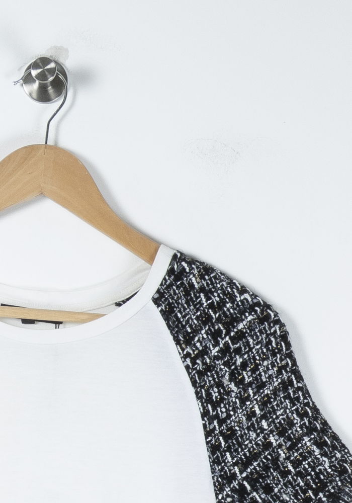 Tee-shirt Blanc et Noir - Taille L/40