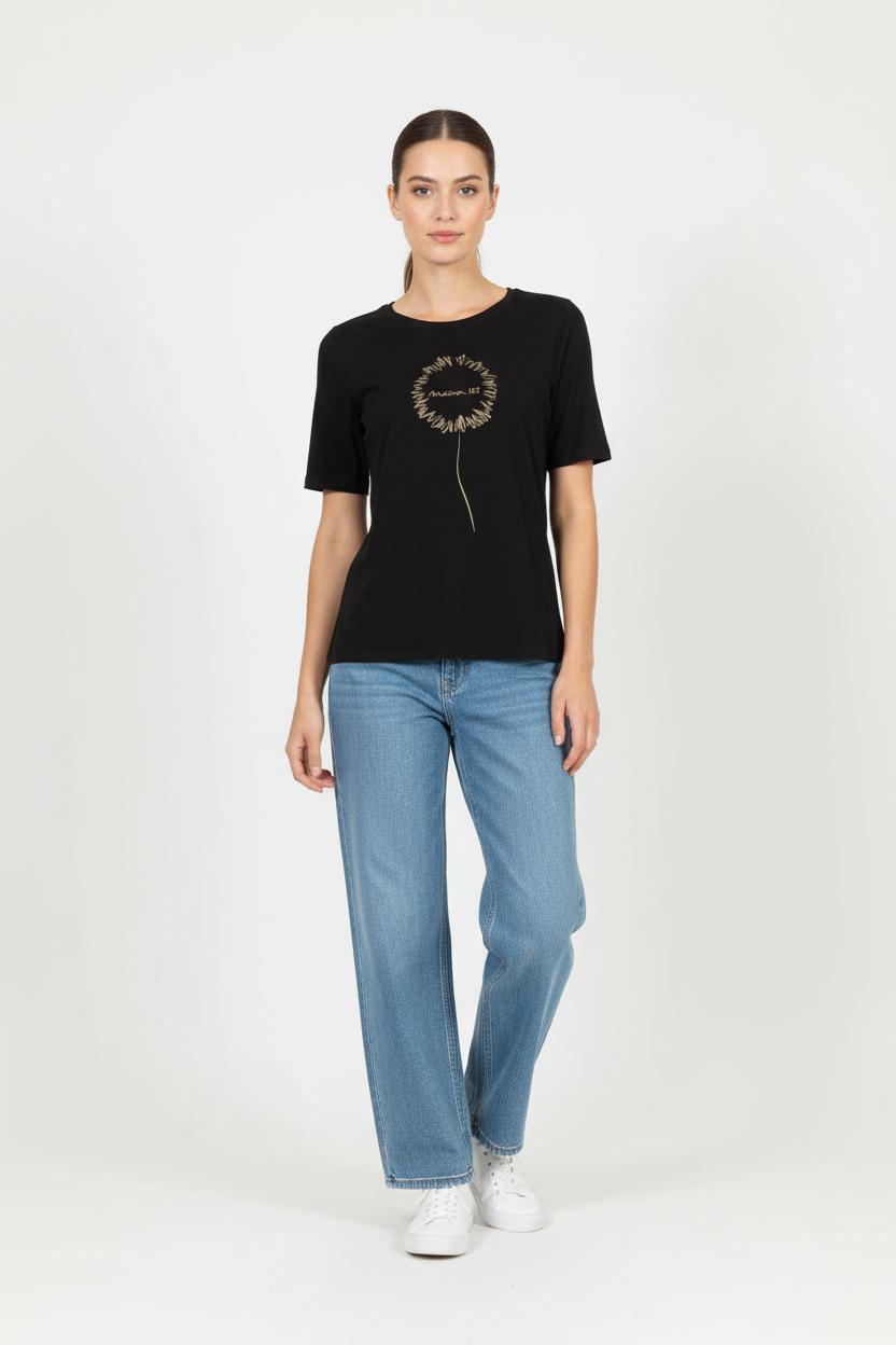 Tee-shirt Noir - Taille S/36