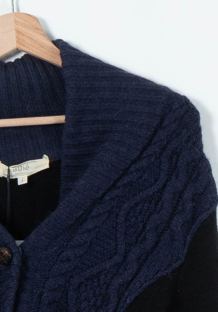 Cardigan Bleu et Noir - Taille S/36