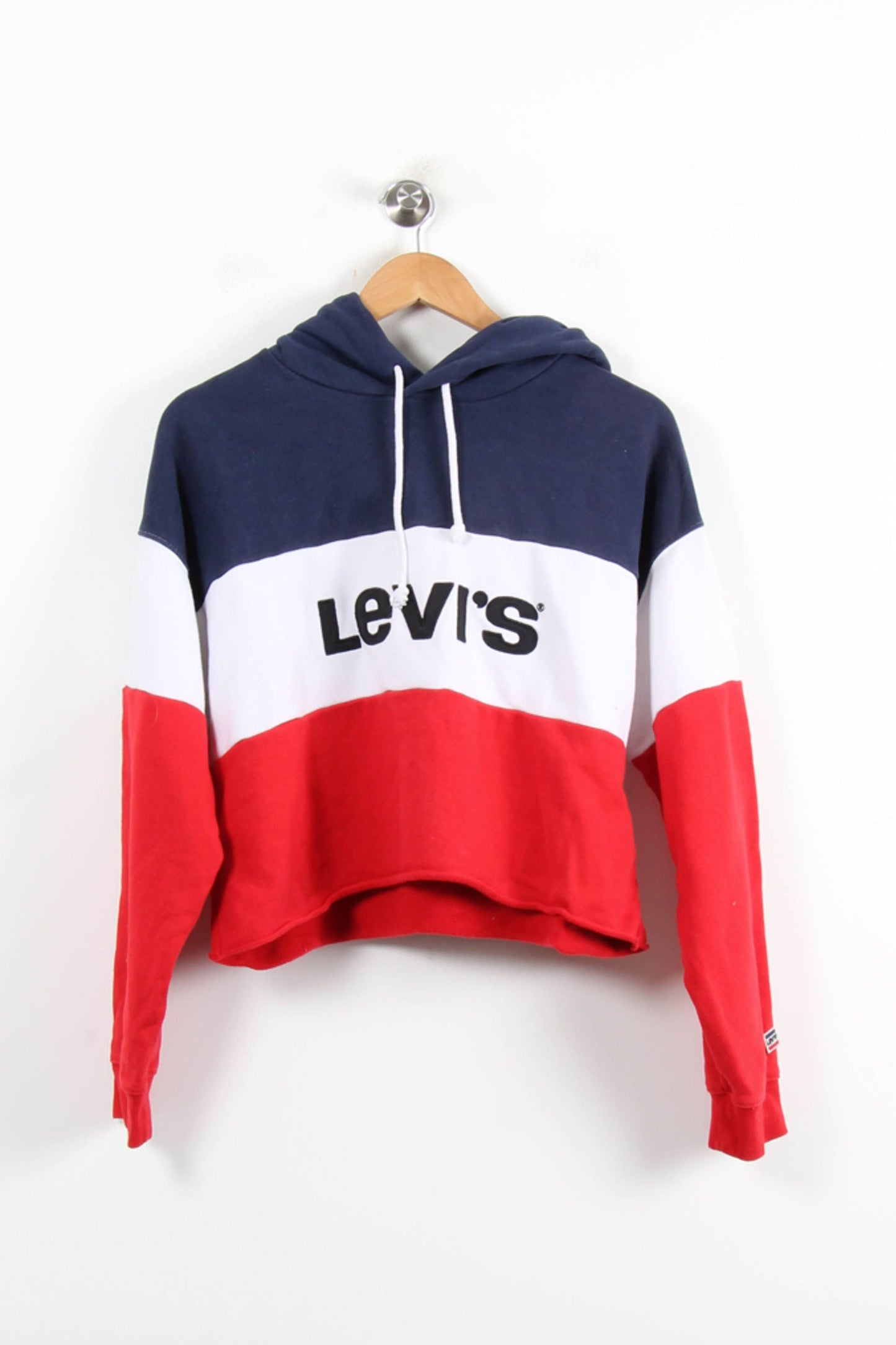 Sweat à Capuche Bleu Blanc et Rouge - Taille M/38