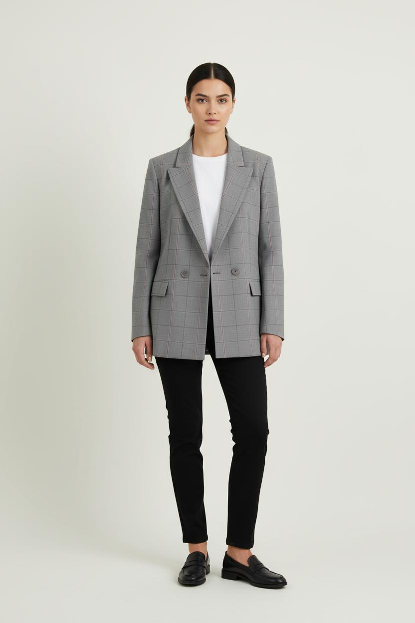 Veste Croisée Grise - Taille XS/34