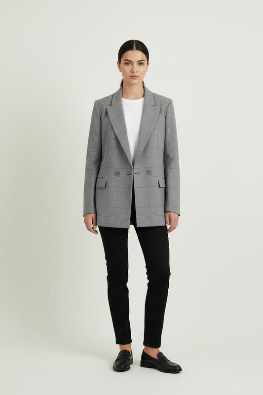 Veste Croisée Grise - Taille XS/34