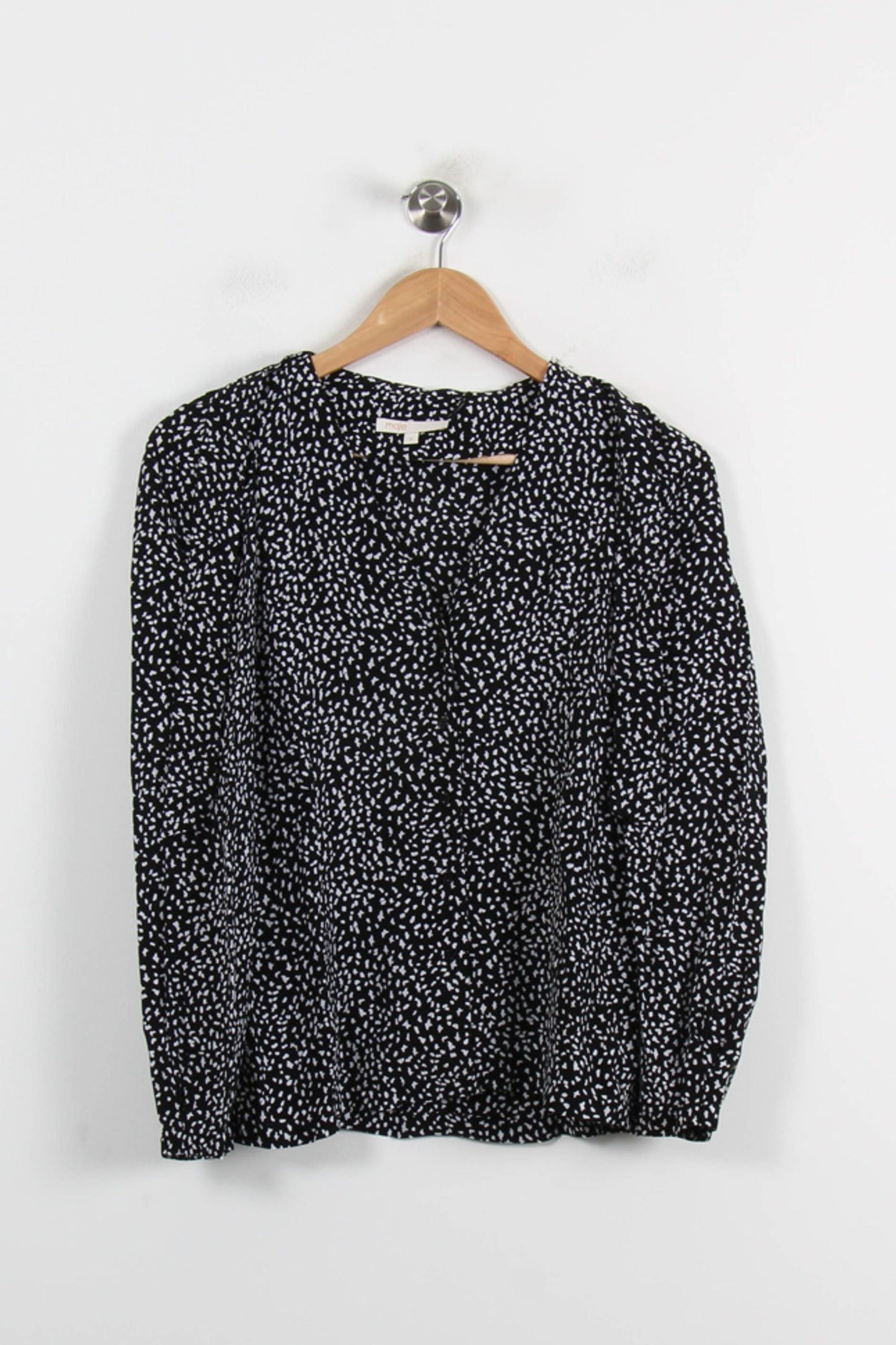 Blouse Noire et Blanche - Taille M/38
