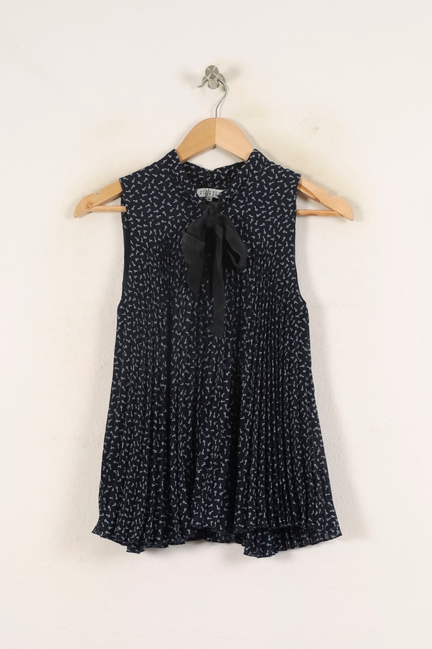 Blouse Sans Manches Bleue - Taille S/36
