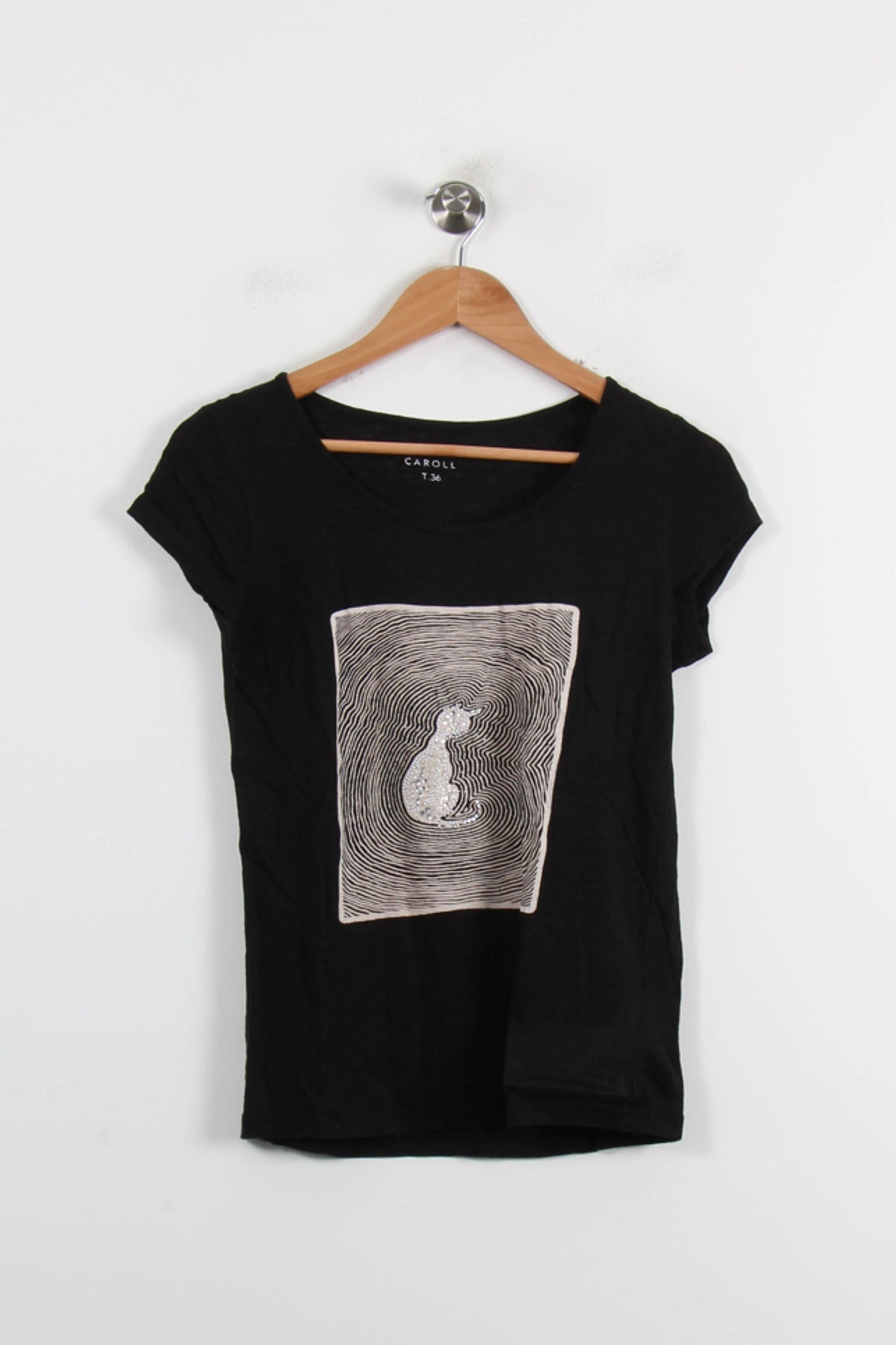 Tee-shirt Noir et Blanc - Taille S/36