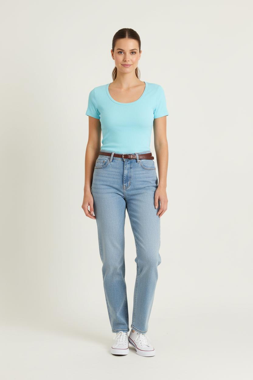 Tee-shirt Bleu - Taille S/36