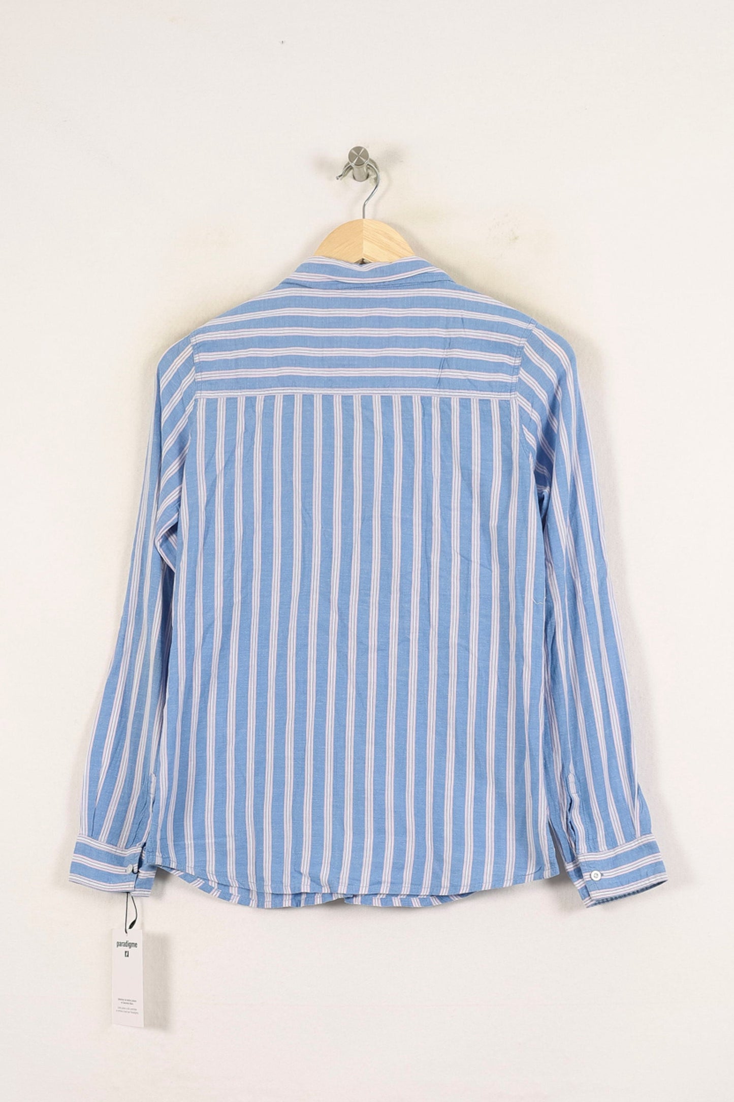 Chemise Rayée Bleue et Blanche - Taille S/36