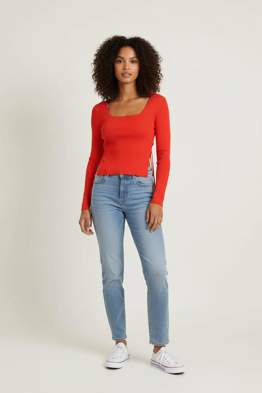 Top Orange - Taille XS/34