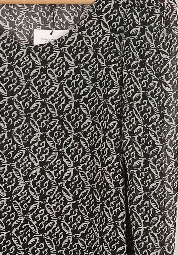 Blouse Noire et Blanche - Taille S/36