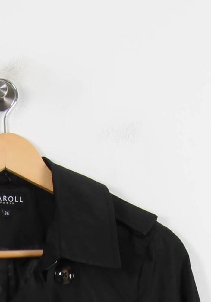 Trench Noir - Taille S/36