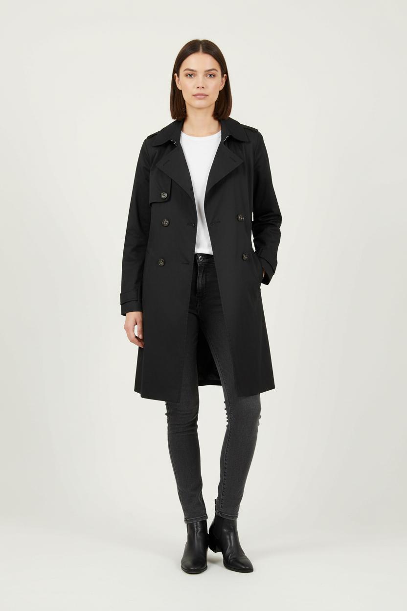 Trench Noir - Taille S/36