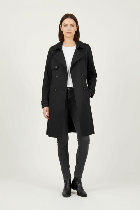 Trench Noir - Taille S/36