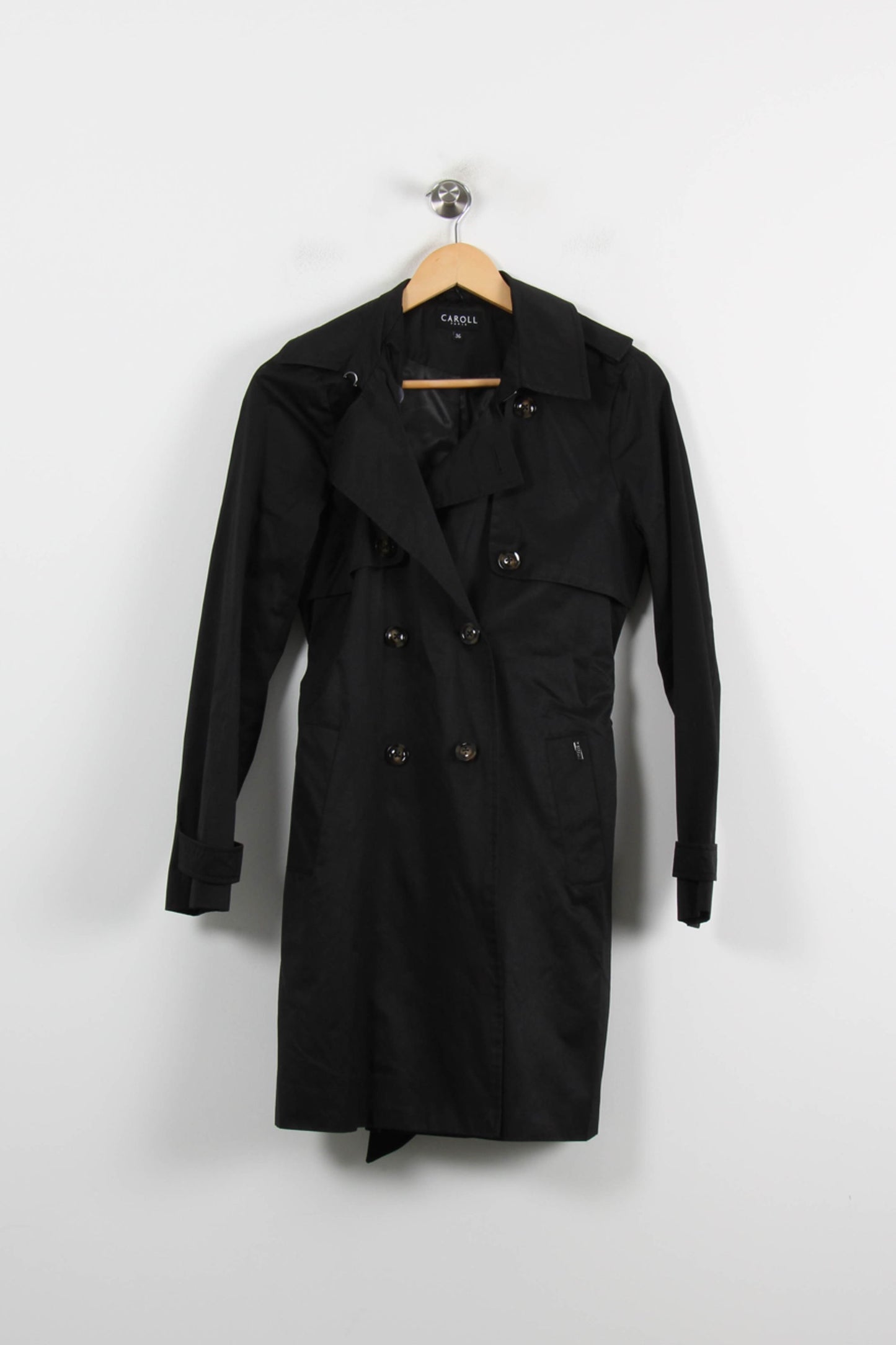 Trench Noir - Taille S/36