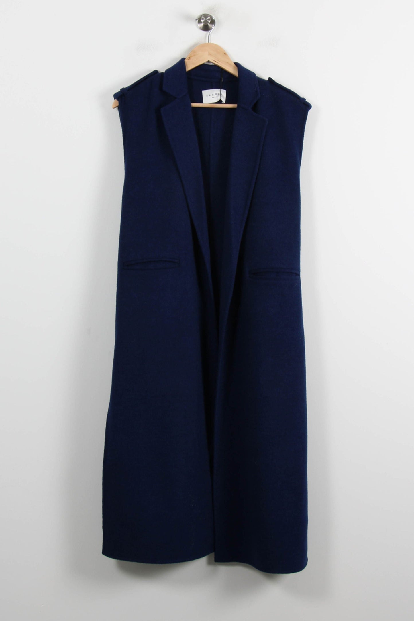 Manteau Sans Manches Bleu - Taille S/36