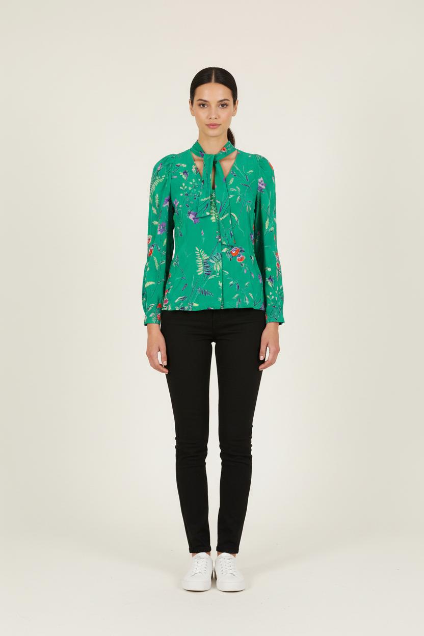 Blouse Verte - Taille S/36