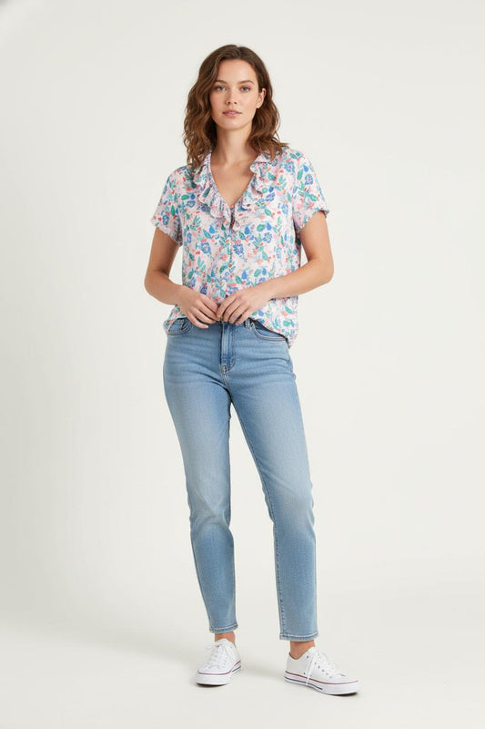 Blouse multicolore - Taille L/40