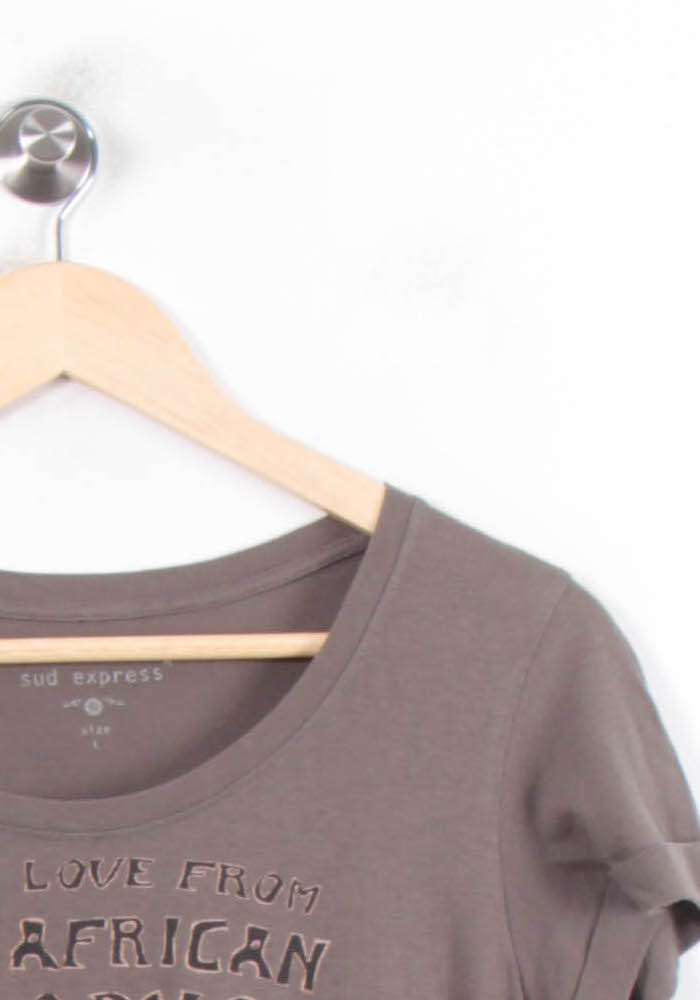 Tee-shirt Marron - Taille L/40