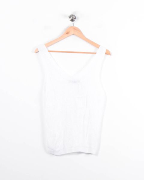 Débardeur Blanc - Taille XL/42
