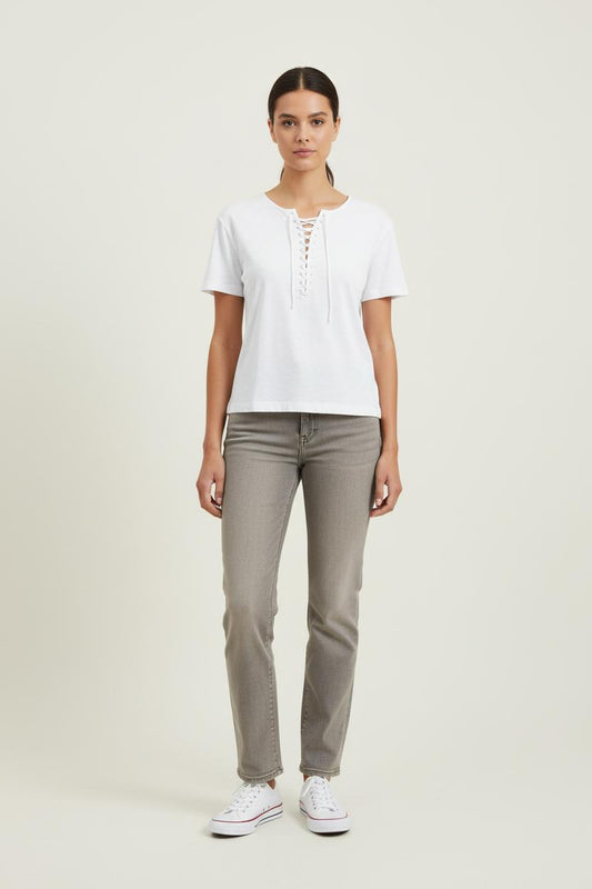 Tee-shirt Blanc - Taille XS/34