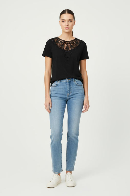 Tee-shirt Noir - Taille XS/34