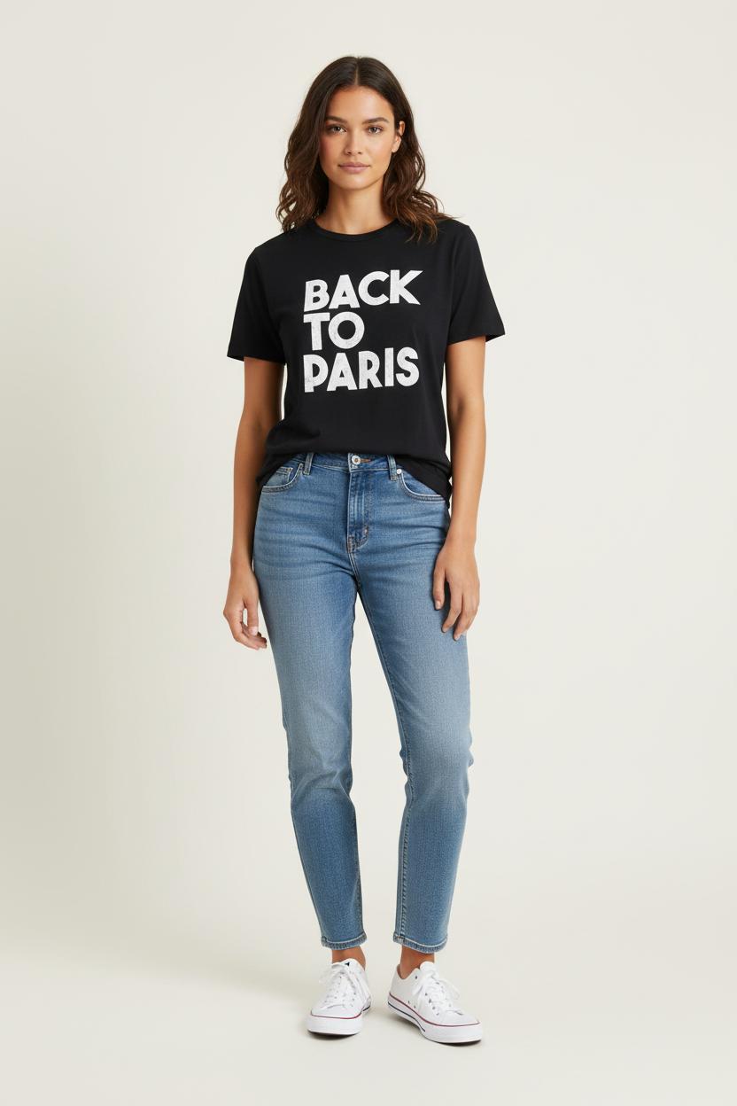 Tee-shirt Bleu - Taille M/38