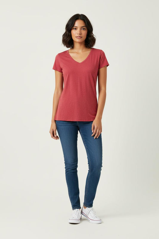 Tee-shirt Bordeaux - Taille XS/34