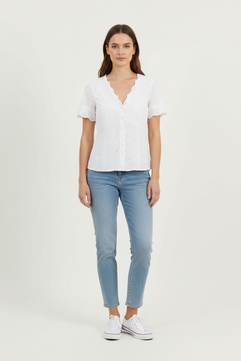 Blouse Blanche - Taille S/36