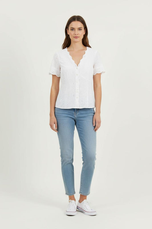 Blouse Blanche - Taille S/36