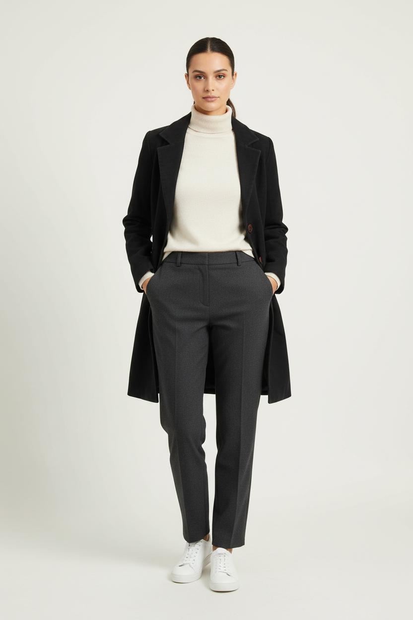 Manteau Noir - Taille S/36