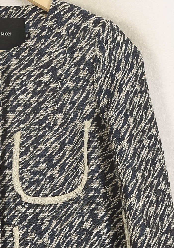 Veste Bleu et Beige - Taille S/36