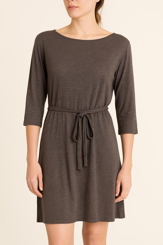 Robe Ceinturée Grise - Taille S/36