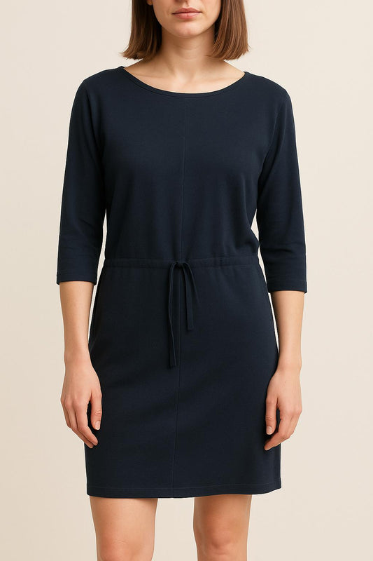 Robe Ceinturée Bleue - Taille S/36