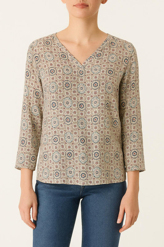 Blouse Multicolore - Taille S/36