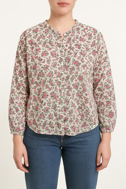 Blouse Fleurie Multicolore - Taille L/40