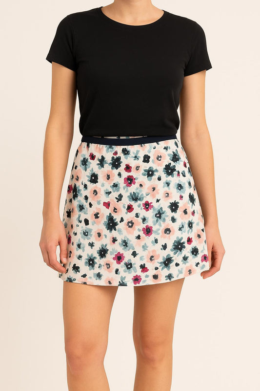 Jupe Courte Multicolore - Taille M/38