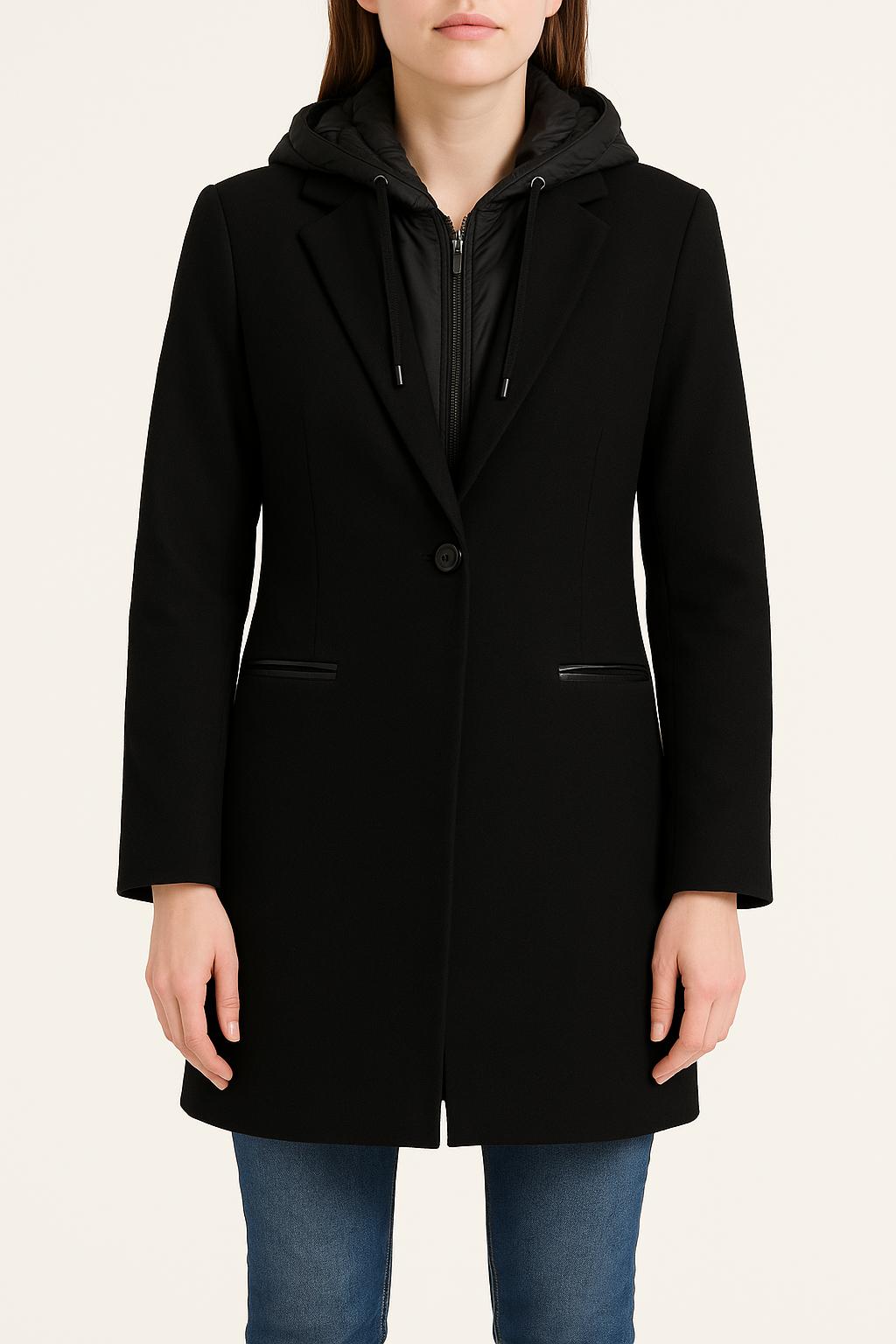 Manteau Noir - Taille XS/34