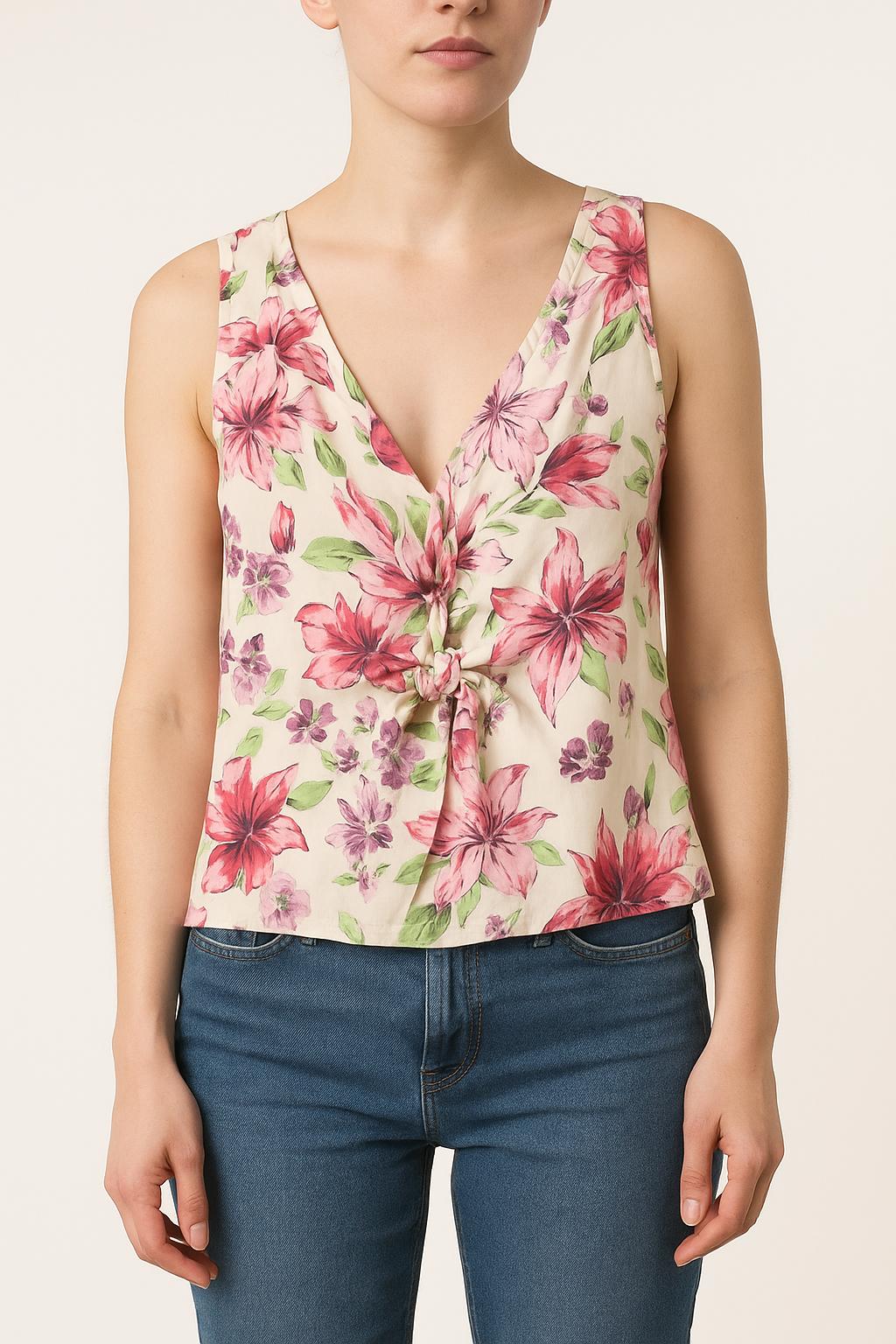 Débardeur Rose et Blanc - Taille M/38