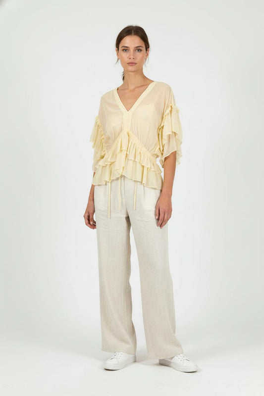 Blouse jaune - Taille M/38