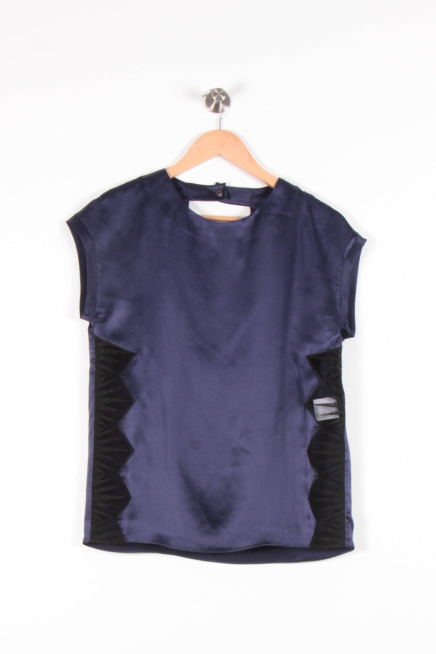 Blouse Bleu et Noir - Taille S/36