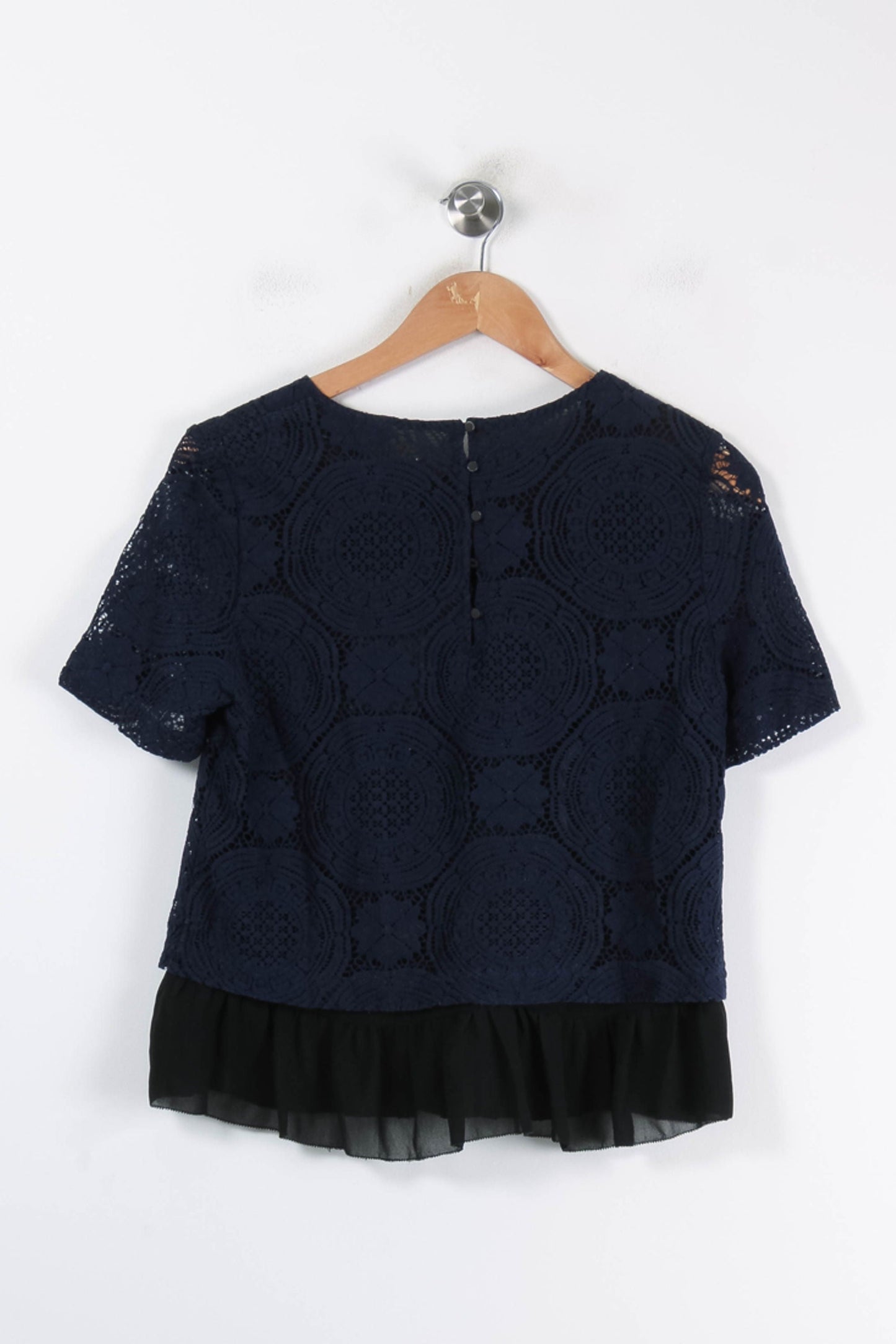 Blouse Bleu et Noir - Taille M/38