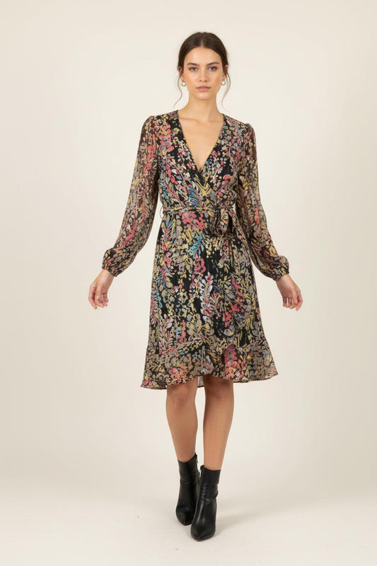 Robe Portefeuille Multicolore - Taille L/40