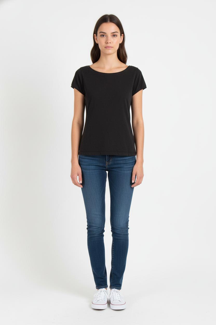 Tee-shirt Noir - Taille S/36