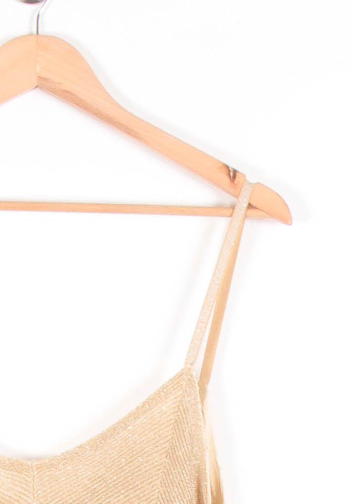 Robe Longue Dorée - Taille XXL/44