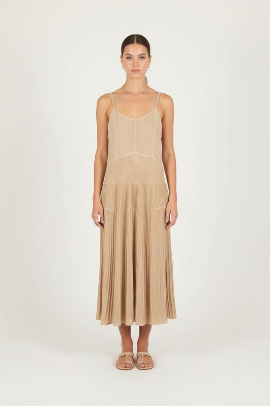 Robe Longue Dorée - Taille XXL/44