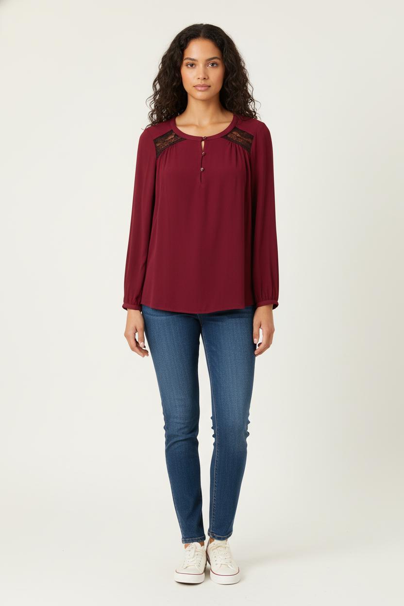 Blouse Rouge - Taille XS/34