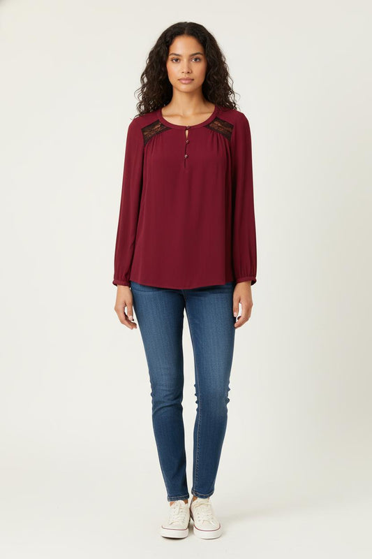 Blouse Rouge - Taille XS/34