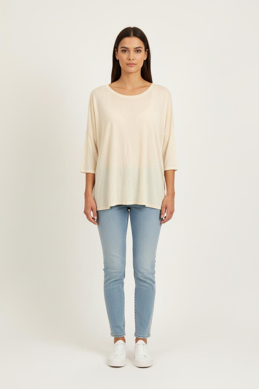 Tee-shirt Beige - Taille S/36