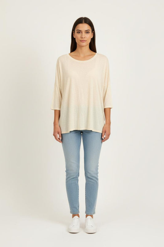 Tee-shirt Beige - Taille S/36