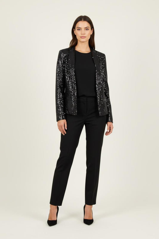 Veste Pailletée Noire - Taille S/36