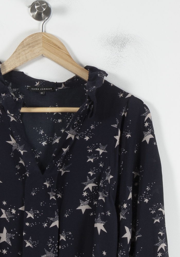 Blouse Bleue et Blanche - Taille M/38